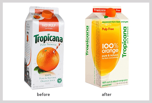 Packaging for Tropicana