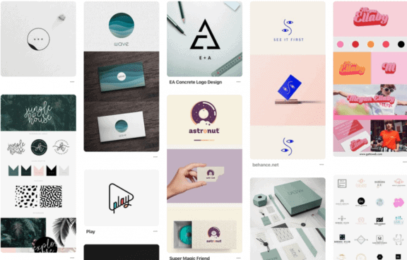 Pinterest-exemplo de logotipo