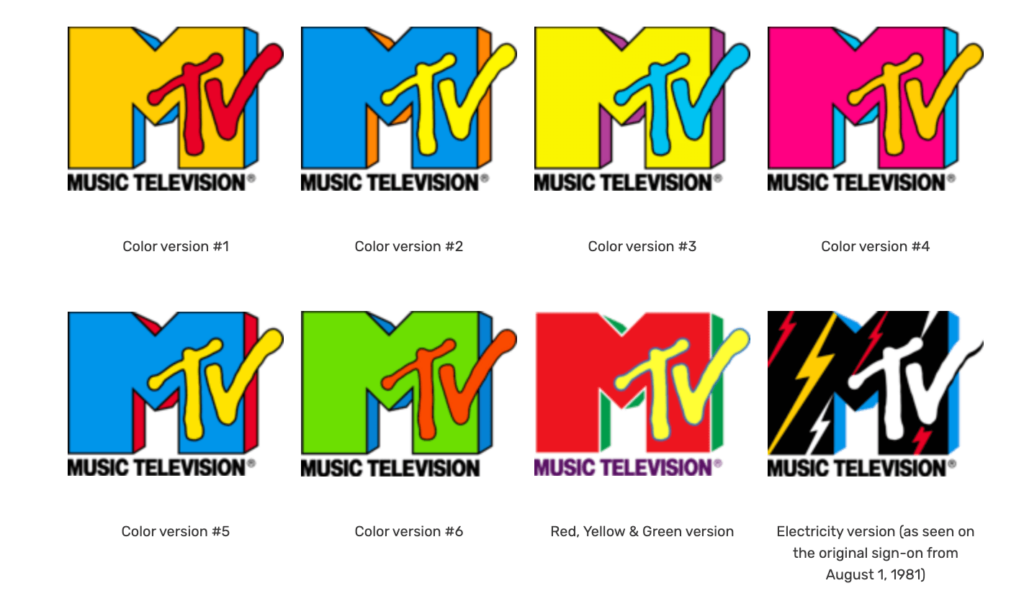 MTV dynamic logos