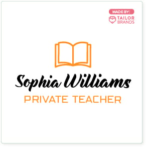 Logo van de privéleraar