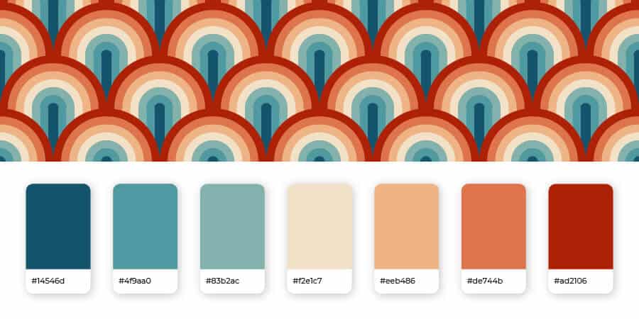 vintage color combinations