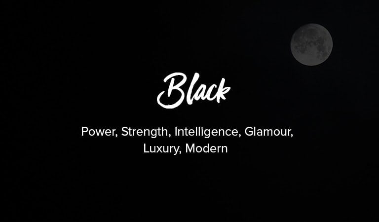 black logo background with meanings