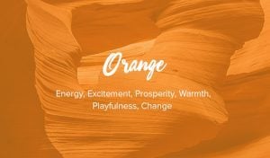 orange Farbe bedeutet