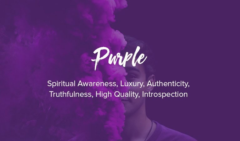 purple logo background with meanings