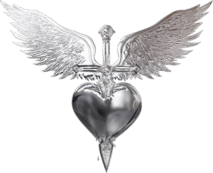 Bon Jovi logo silver