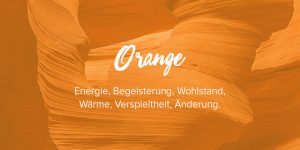 Orange Farbe bedeutung