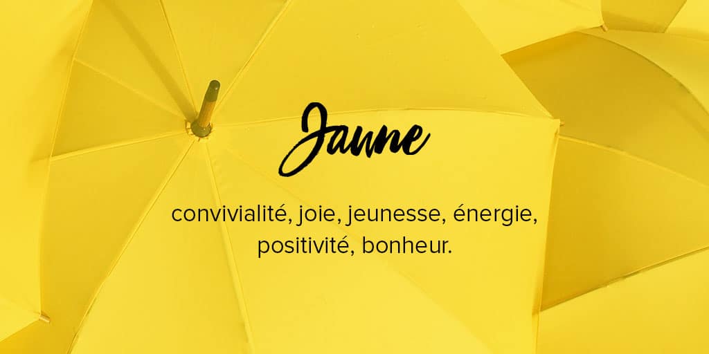 Signification de couleur jaune