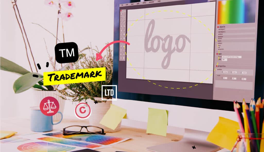 How to trademark a logo header