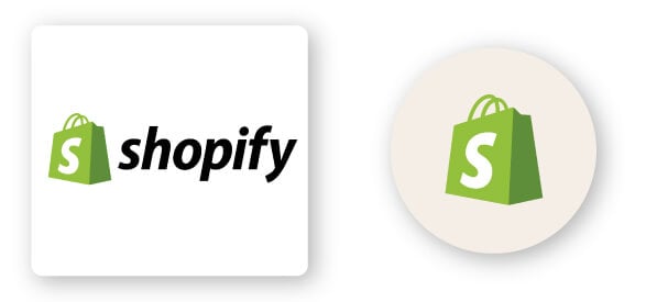 Shopify social media logo