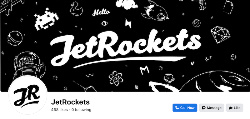 JetRockets Facebook cover