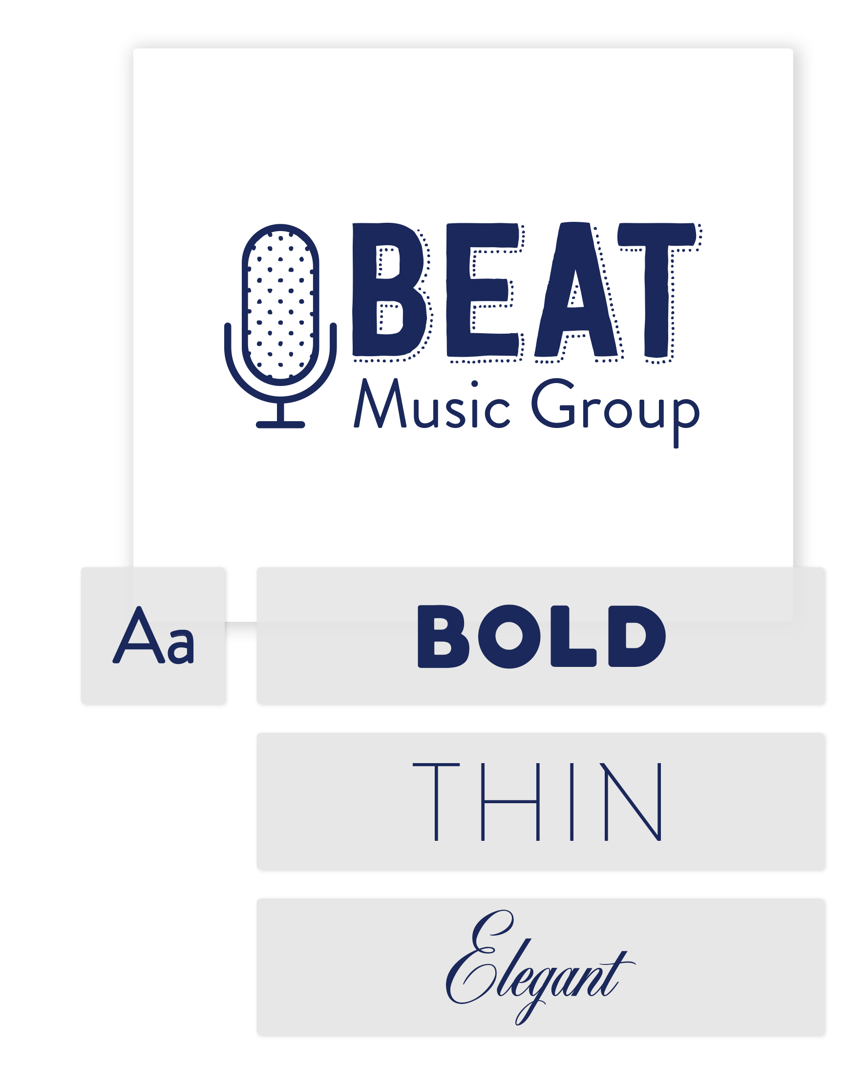 music logo fonts