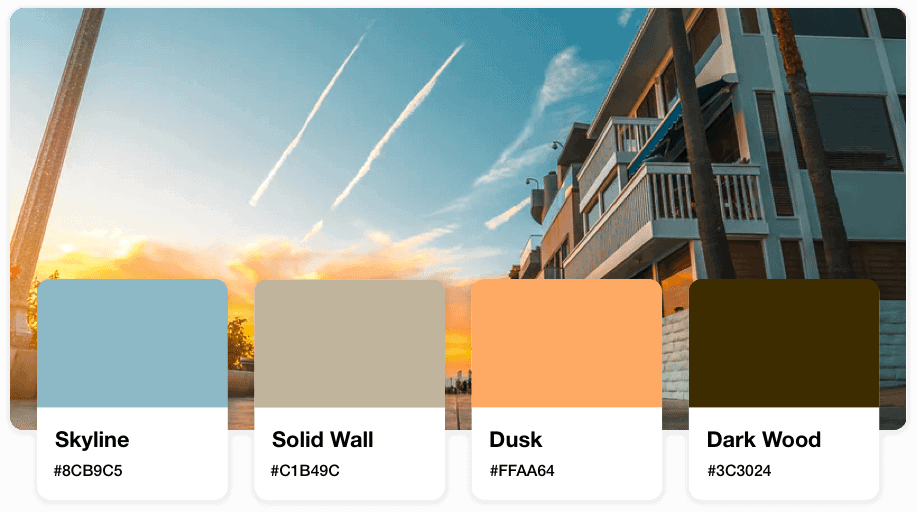 color palette for real estate logos