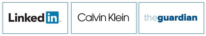 logos with sans serif fonts