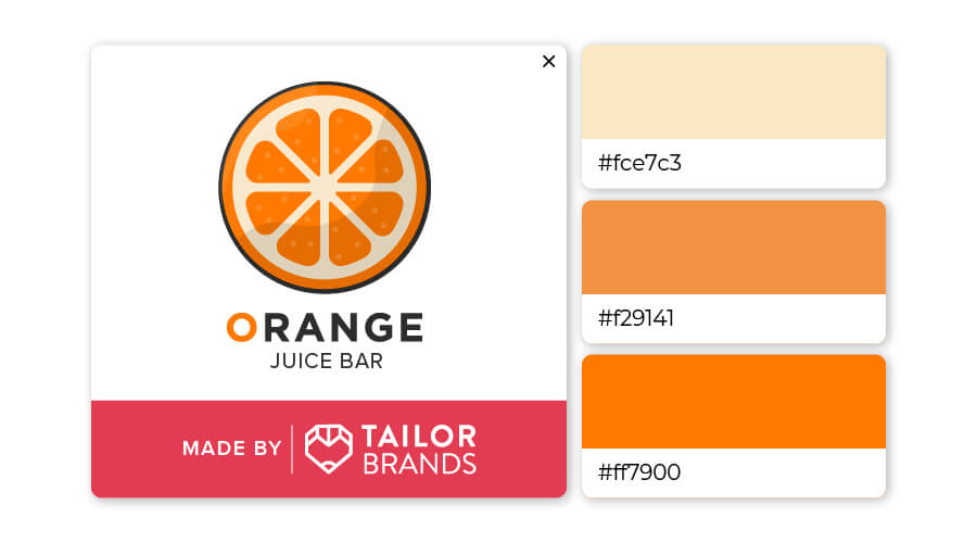 Orange color combination