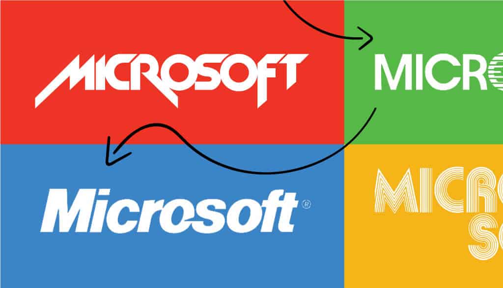 Microsoft Logo Evolution