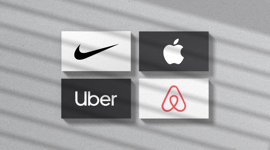 Como o minimalismo é utilizado na criação de logos