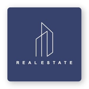 Minimalist real estate logo