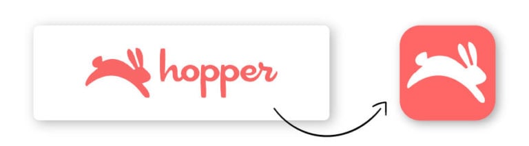 logotipo do aplicativo hopper