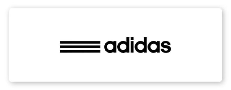 logotipo de rayas de adidas