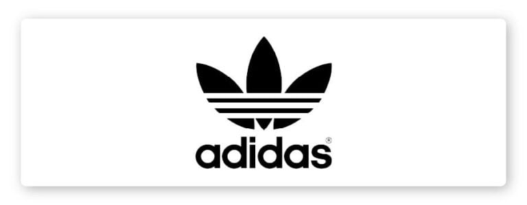 logotipo del trébol de adidas