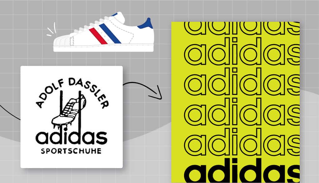 filósofo Muchos reputación Adidas Logo History and Evolution | Tailor brands