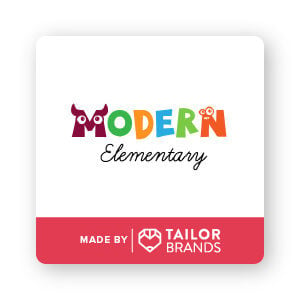 modern elementary logo