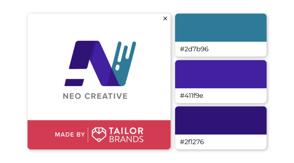 Purple logo color combination