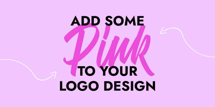 Pink logo design