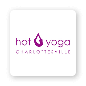 hot yoga charlottesville logo