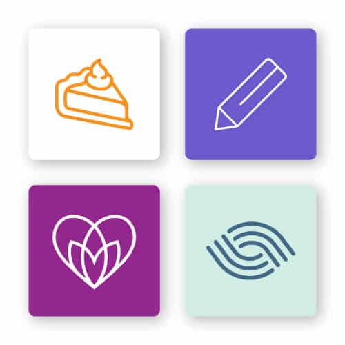 Icons for freelance logos