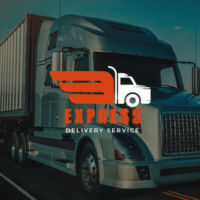 trucking logo design