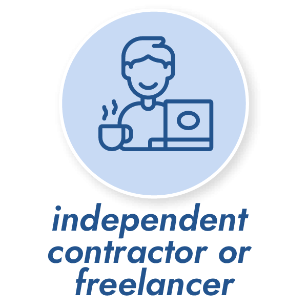 credibility as an independent contractor or freelancer