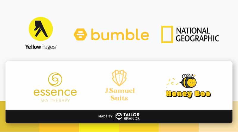 Yellow logos