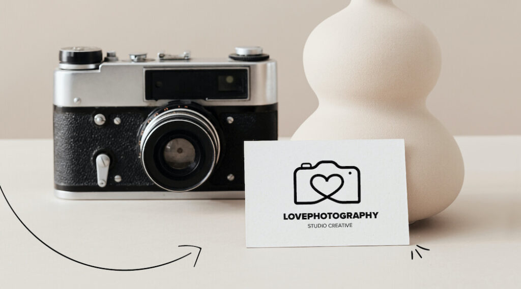 a photographer's business card