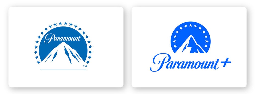 Paramount logo redesign