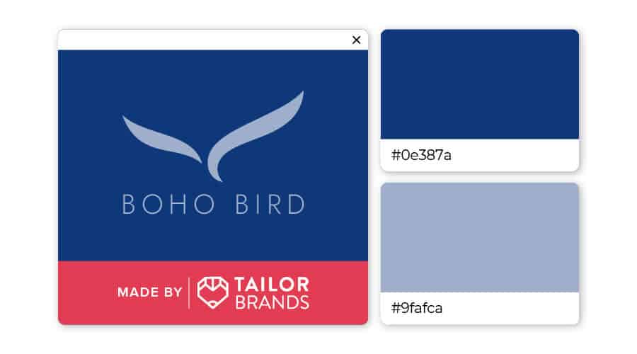 blue logo color combination