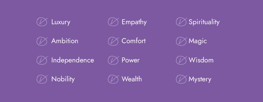 Purple attributes