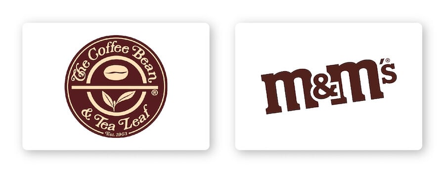 brown logos