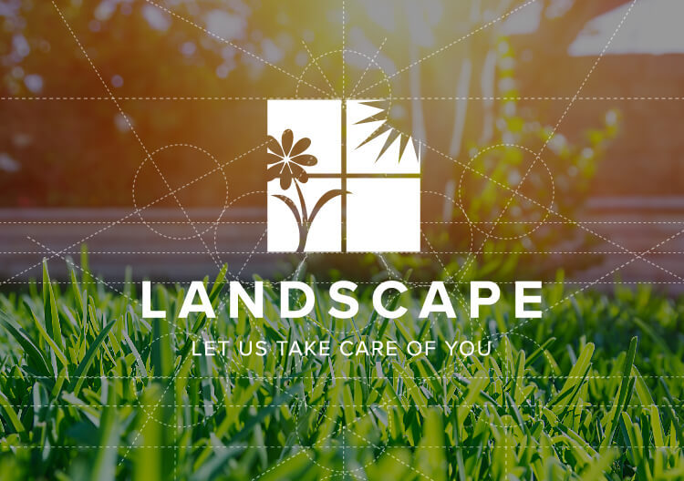 landscaping logo layout