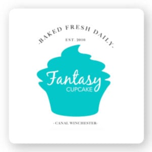 Fantasy cupcake logo