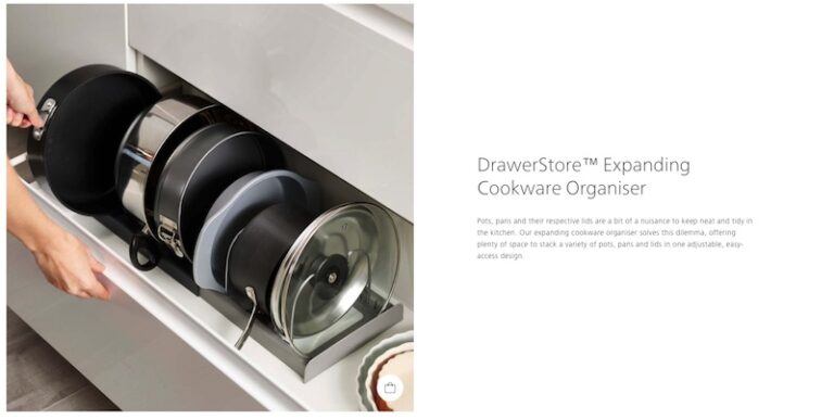 Kitchen drawer storage organizing