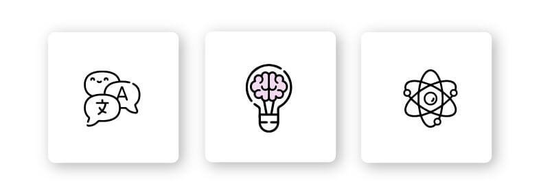 Education logo icons