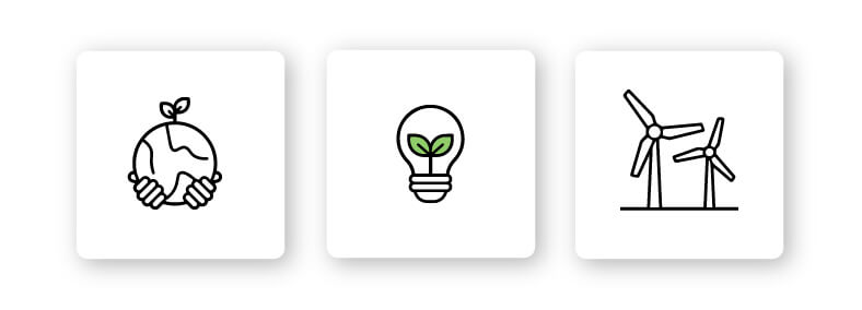 Environmental logo icons