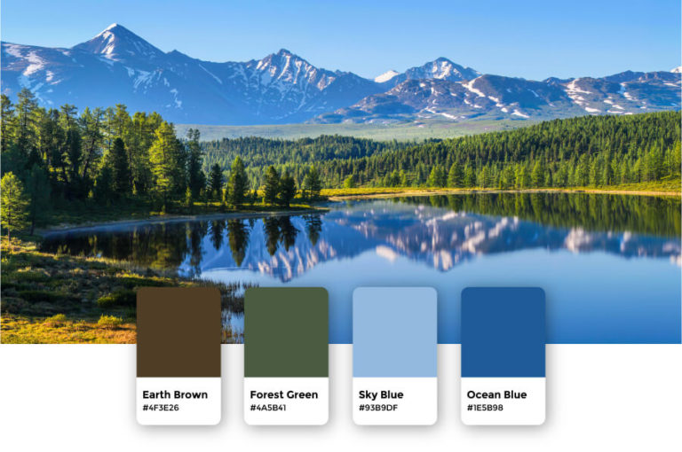 Environmental logos color palette