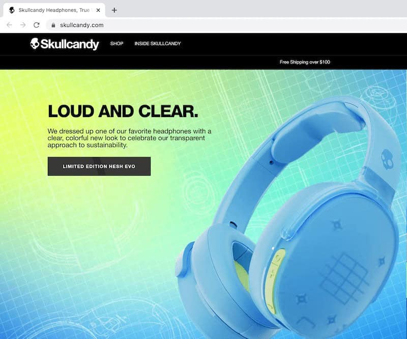 Skullcandy website