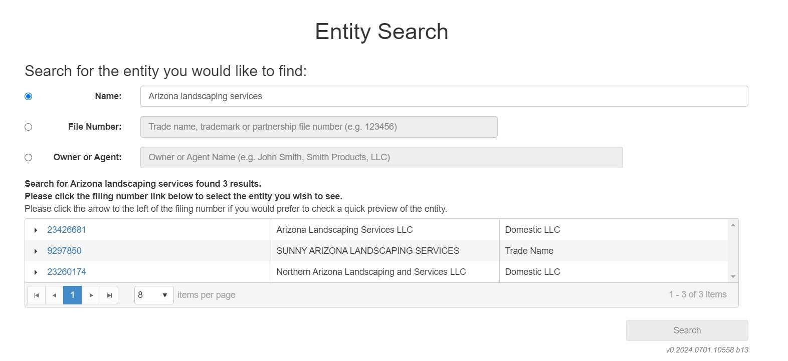 Arizona Secretary Of State Business Search – DSENY