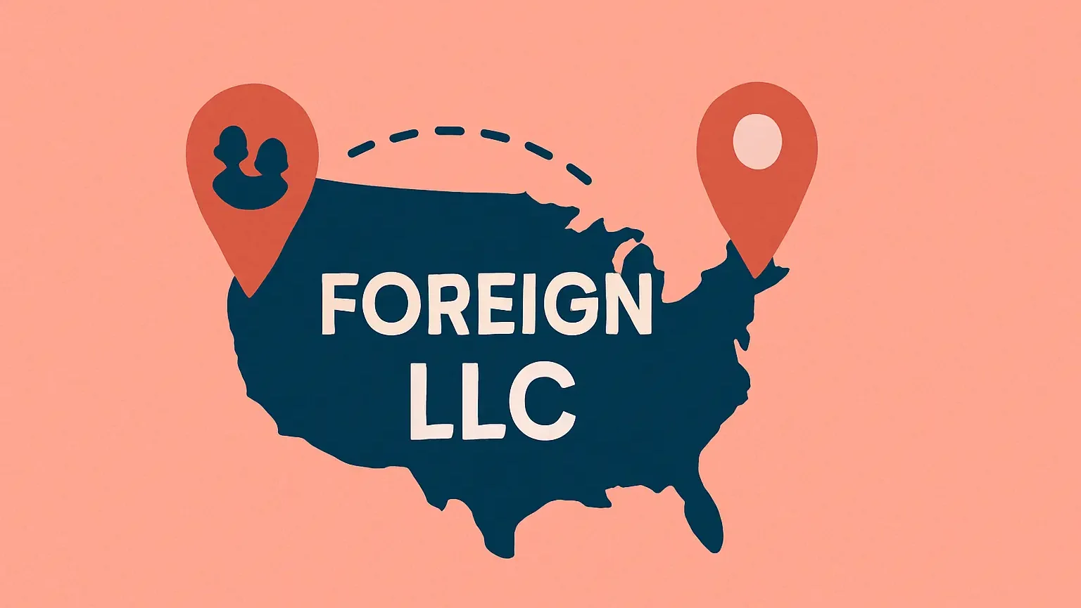 Foreign LLC states map