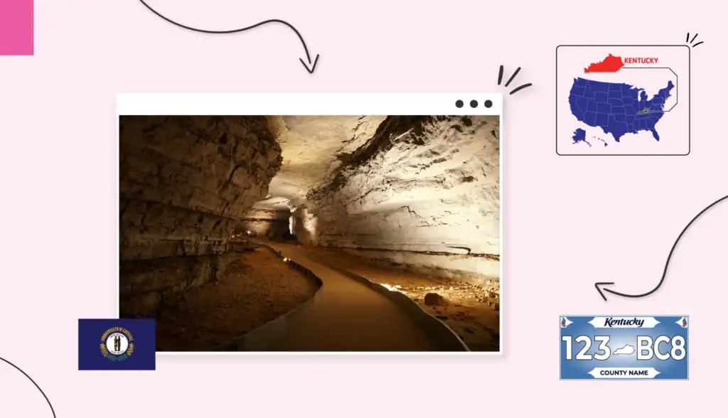 Rocky underground passage in Kentucky