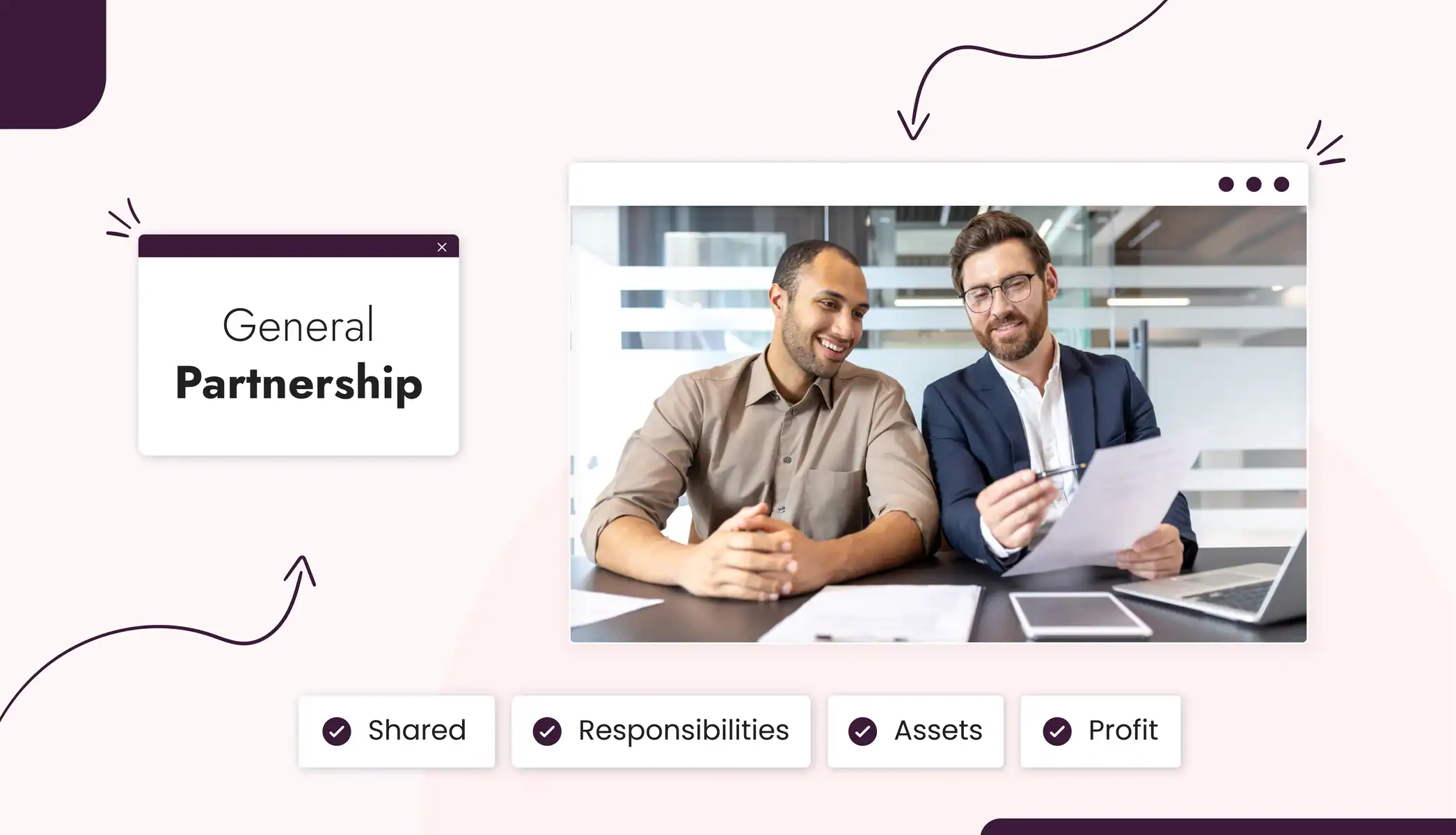 Two men looking over a piece of paper