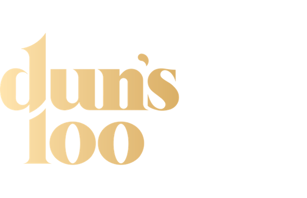 Dun's 100 achievement certificate